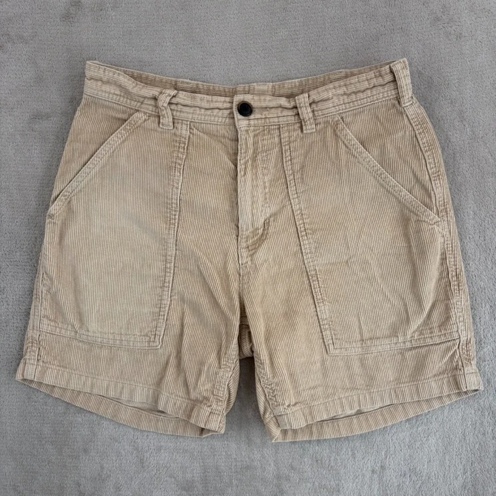Patagonia Organic Cotton Cord Utility Shorts 6" in Beige Men Fits 28 (Tag 30) - Picture 1 of 8